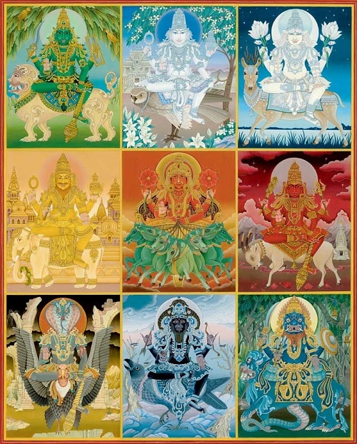 नव ग्रह पुजा Nawa Graha puja Medium